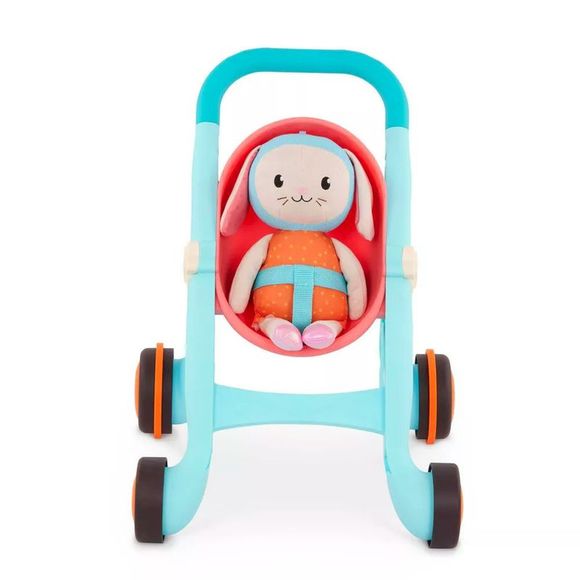 B. play Toy Stroller & Plush Bunny Happy Strolling - Picture 3 of 5